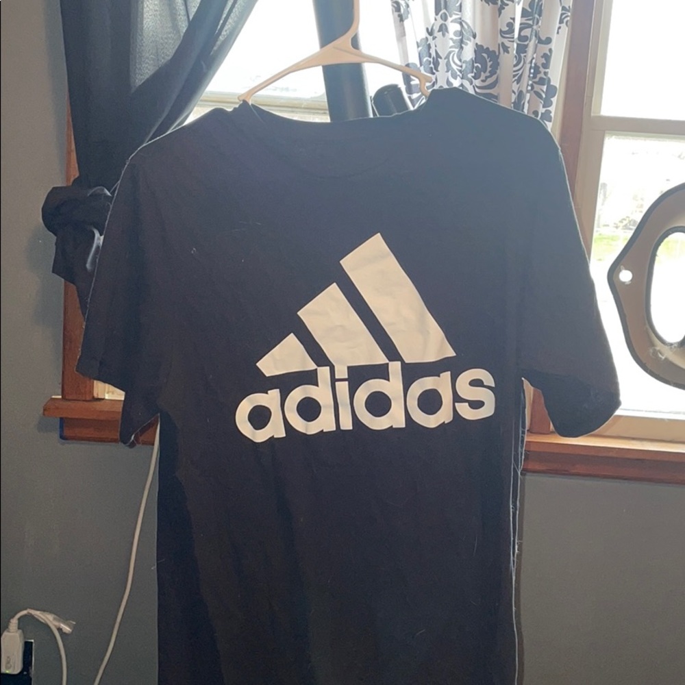 Adidas black unisex shirt